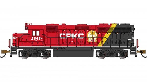 Bachmann CPKC #2843 (With Dynamic Brakes)