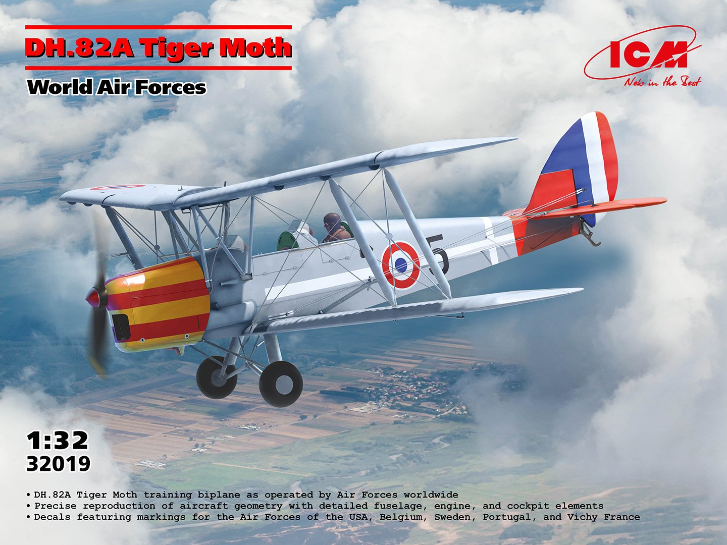 ICM 1:32 DH 92A Tiger Moth