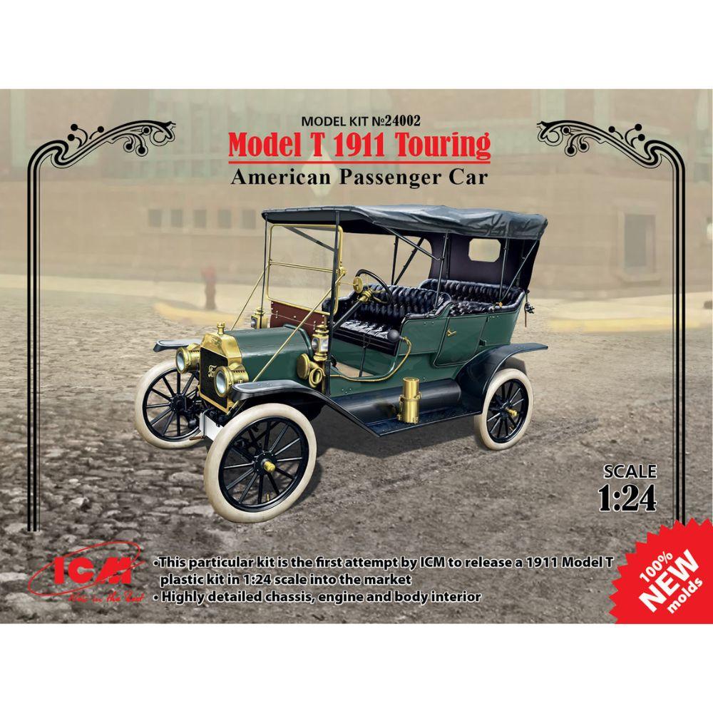 ICM 1:24 Model T 1911 Touring Usa Pass.Car