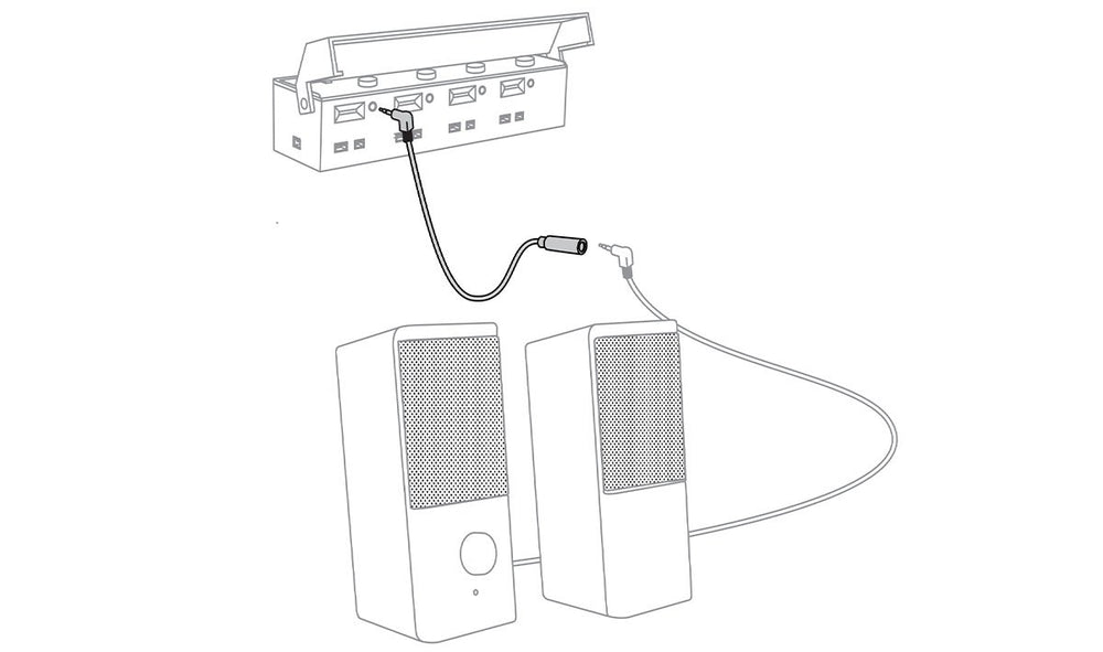 Woodland Scenics Stereo Plug Extension Cables