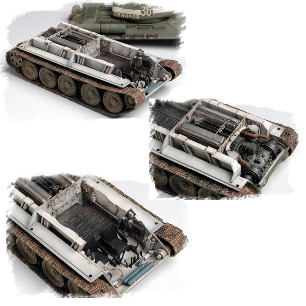 Hobbyboss 1:48 Russiant-34/85 1944 AngleJointed Turret Tank