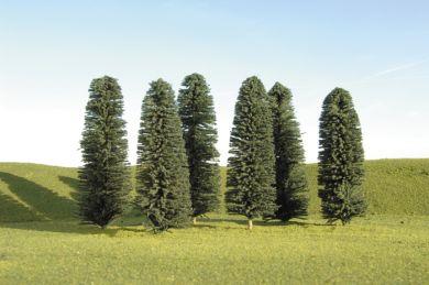 Bachmann 5"-6" Cedar Trees  6 pcs per pack.