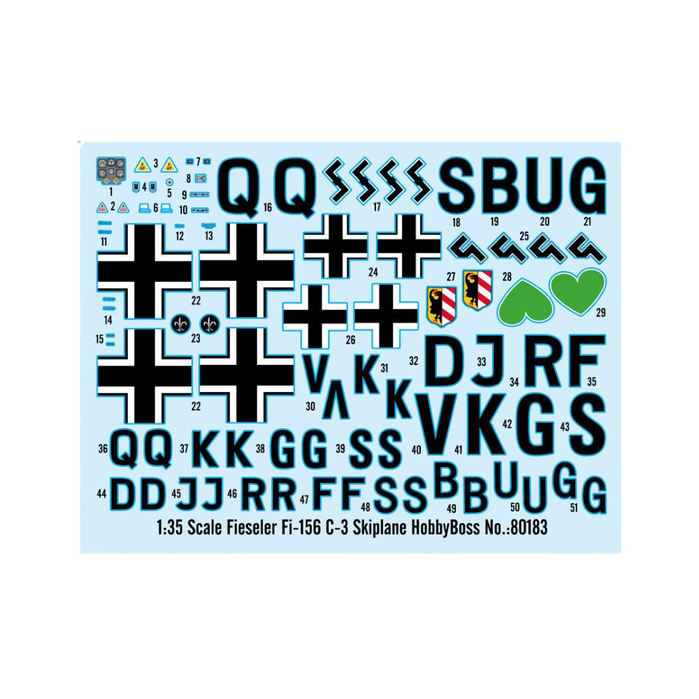 Hobbyboss 1:35 Fieseler Fi-156 C-3 Skiplane