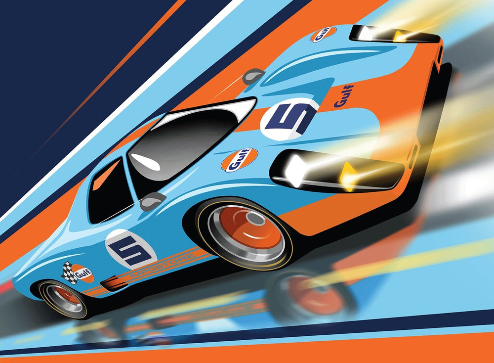 MPC Gulf Racing Inpostore Collector Tin