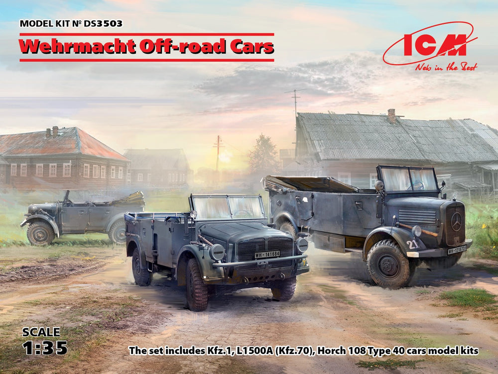 ICM 1:35 Wehrmacht Off-Road Cars