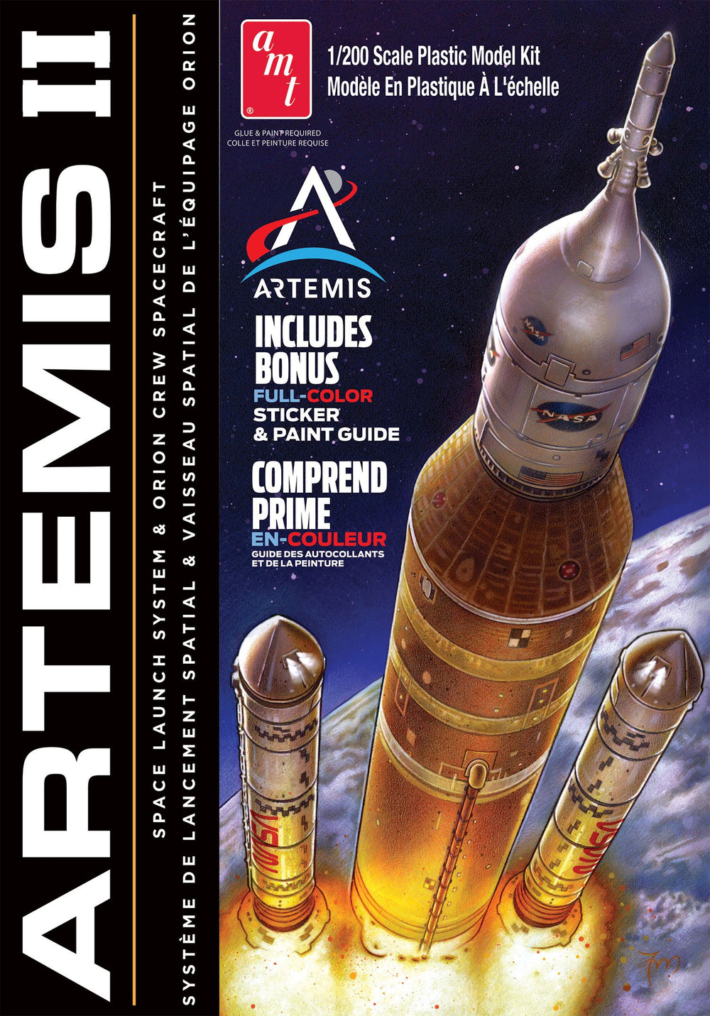 AMT 1:25 Artemis II w/Sticker