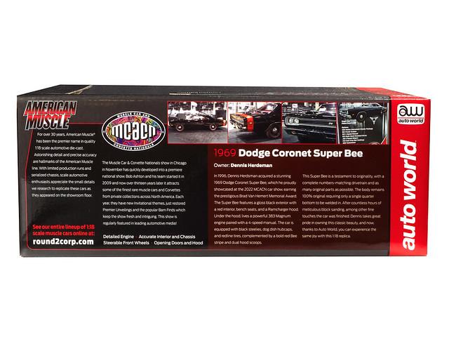 Autoworld 1:18 1969 Dodge Coronet SuperBee (MCACN)