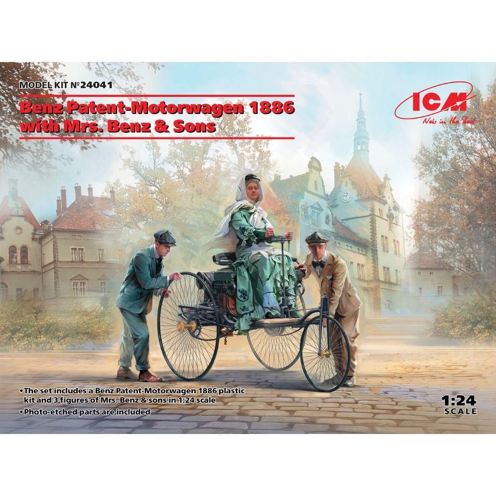ICM 1:24 Benz Patent-Motorwagen 1886 With Mr