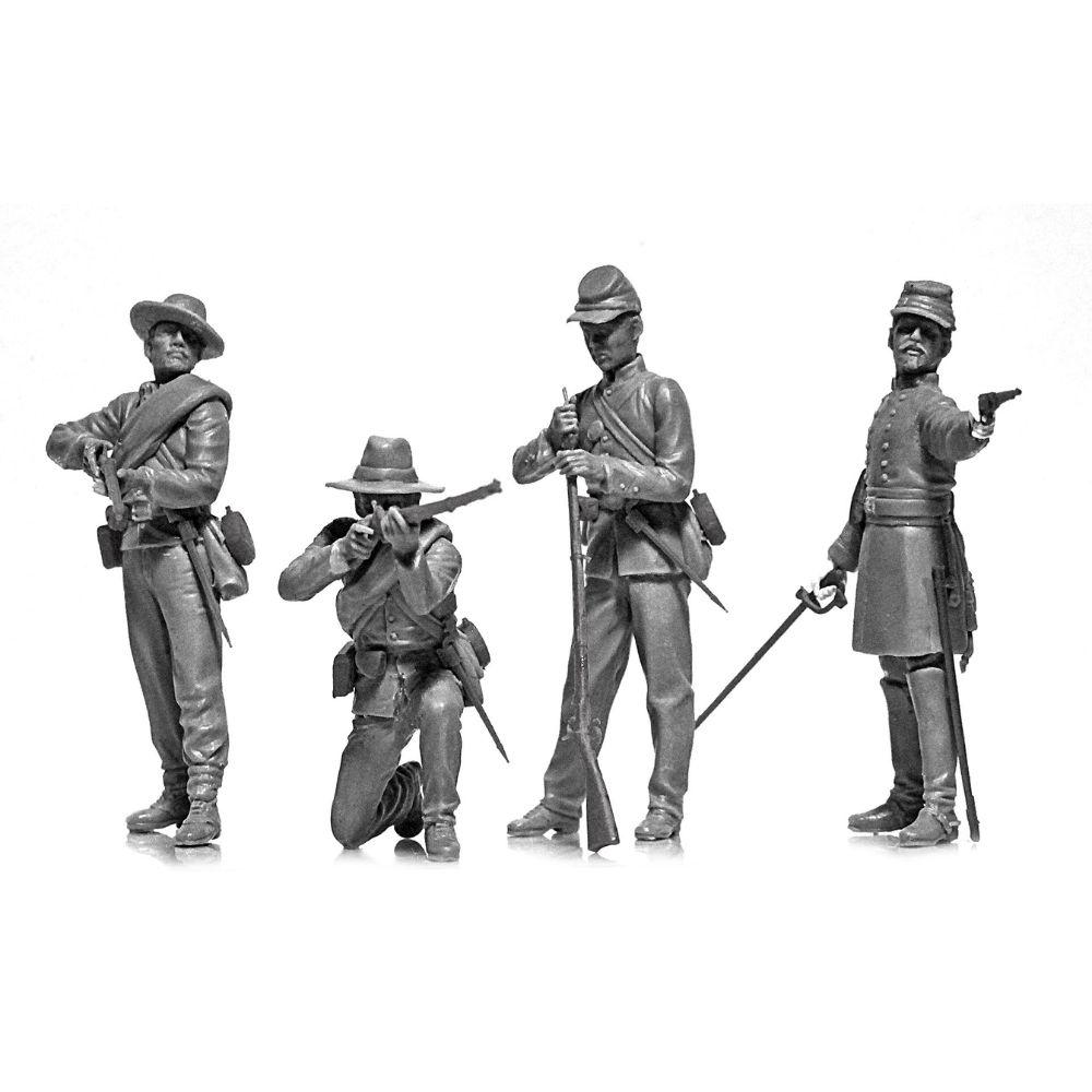 ICM 1:35 US Civil War Confederate Infantry