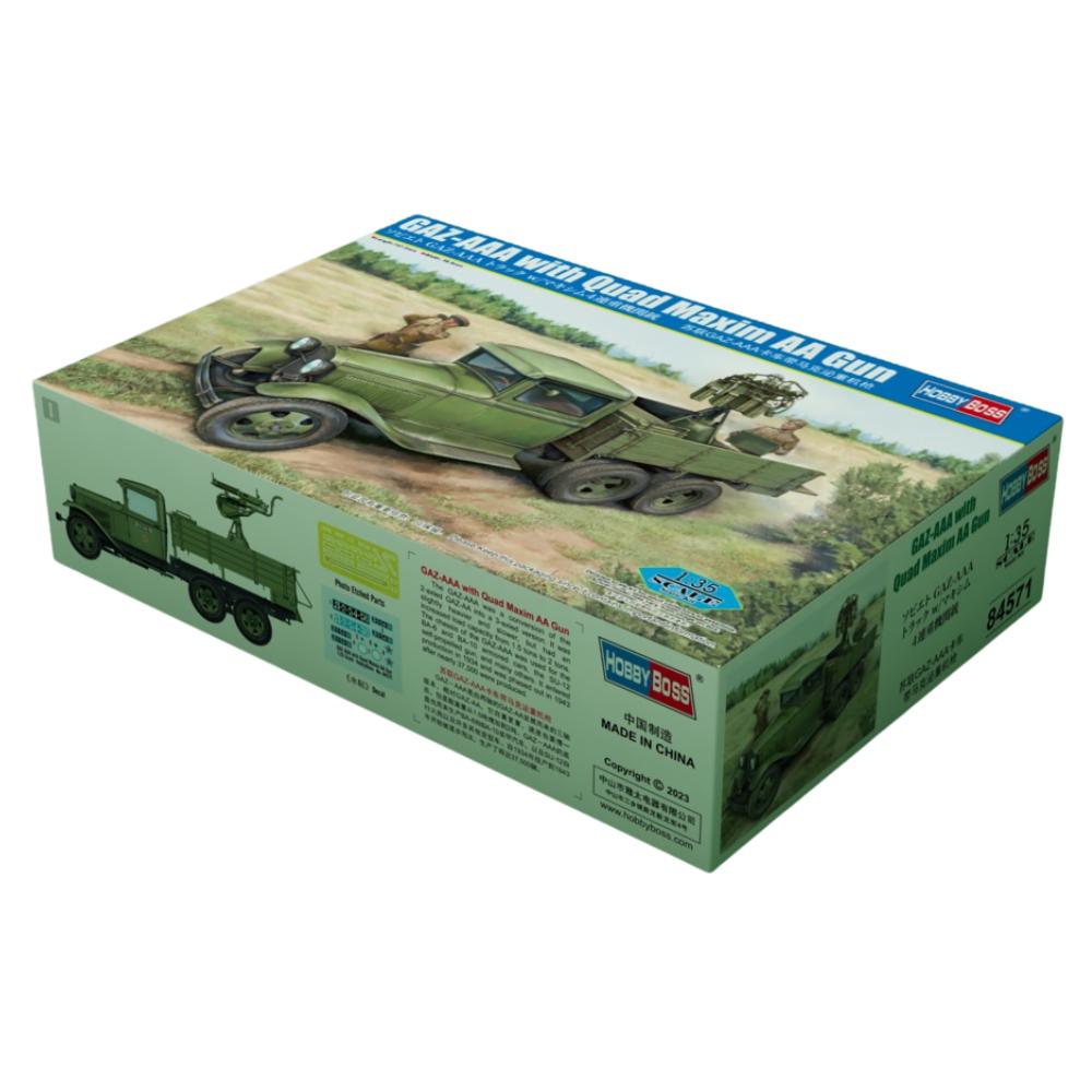 Hobbyboss 1:35 GAZ-AAA with Quad Maxim AA Gun