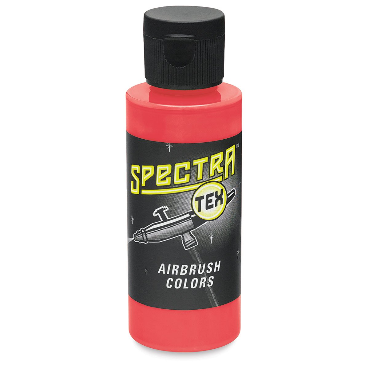 Badger SpectraTex Neon Red 60ml Pro Airbrush Artist Paint