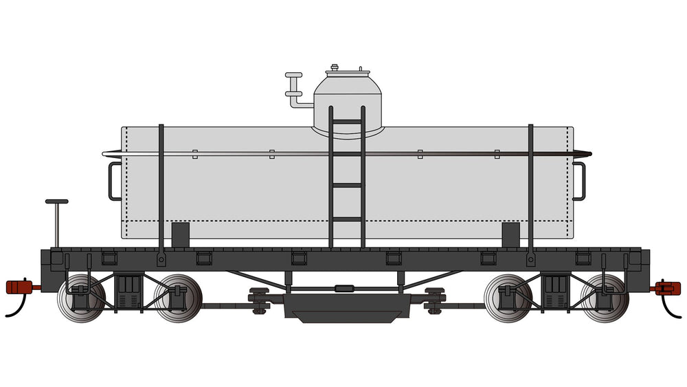 Bachmann Painted, Unlettered - Silver