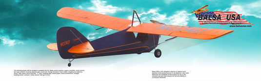 Balsa Usa 1/4 scale Aeronca C-3 Collegian 2705mm WS 1.25-1.50 4C 5.5Kg