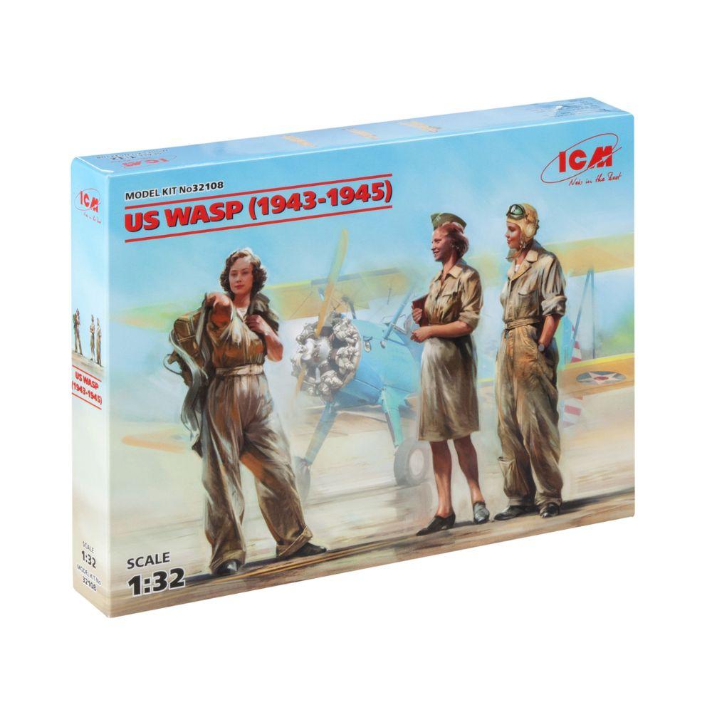 ICM 1:32 Us Wasp (1943-1945) (3 Figures)(10