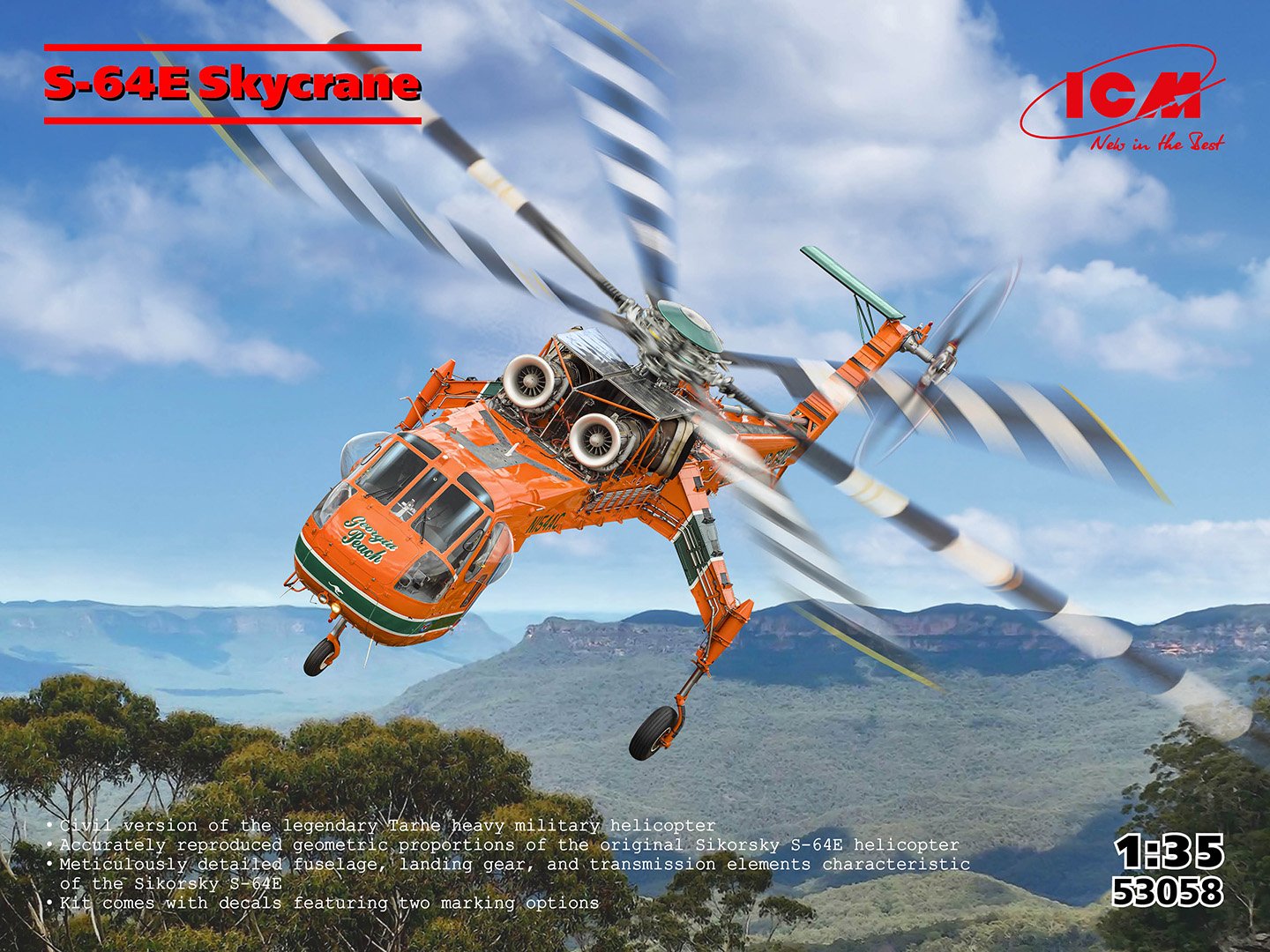 ICM 1:35 S-64E Skycrane