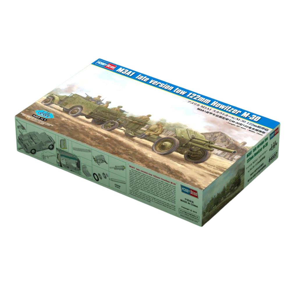 Hobbyboss 1:35 M3A1 Howitzer M-30 Late Version Tow 122mm