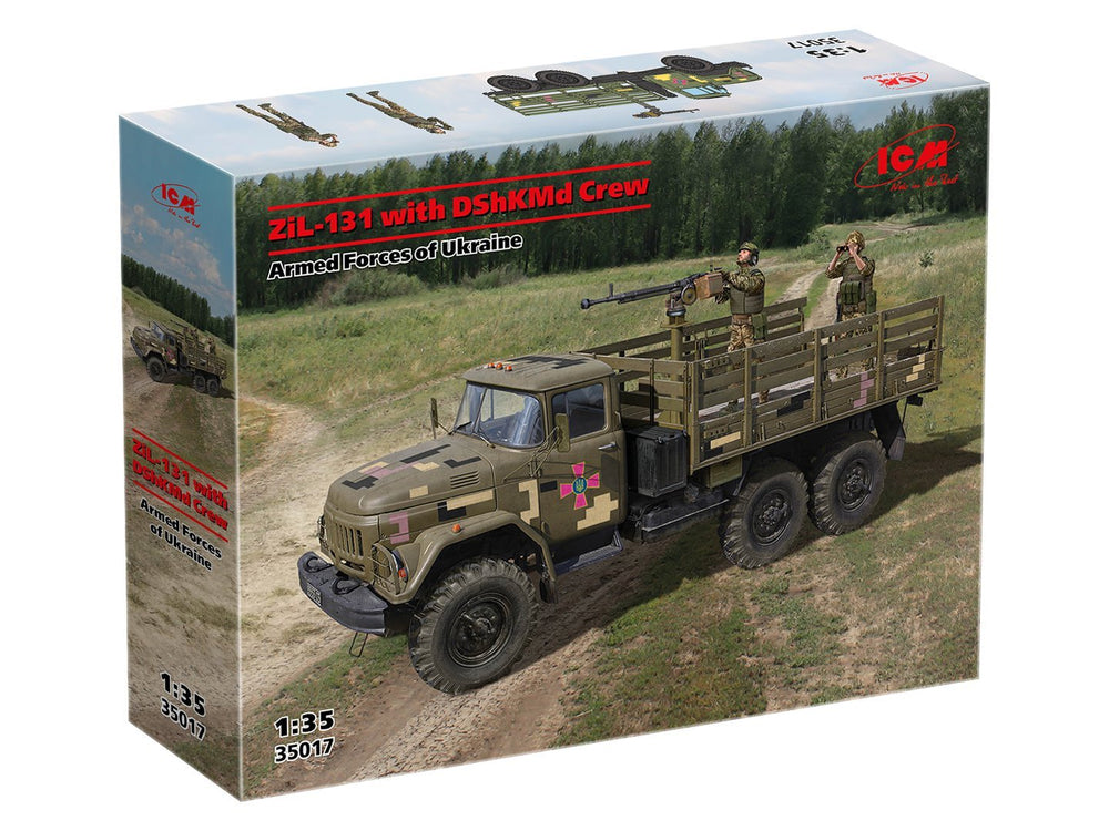 ICM 1:35 ZiL 131 with DshKMd crew
