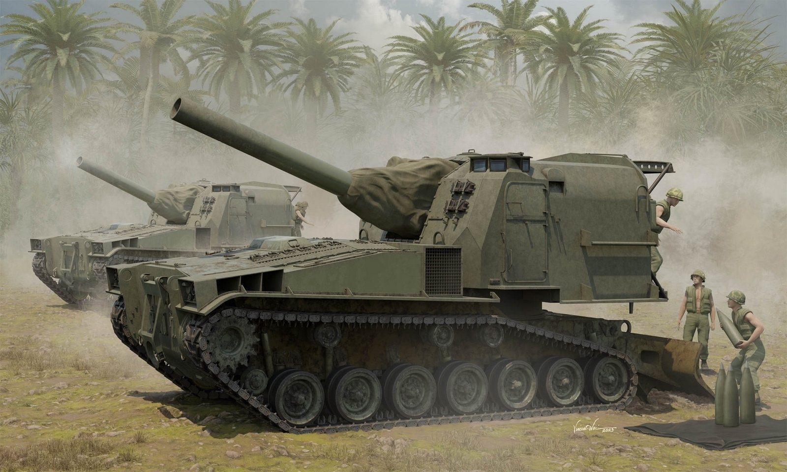 I Love Kit 1:35 M55 203mm Self-Propelled- Howitzer