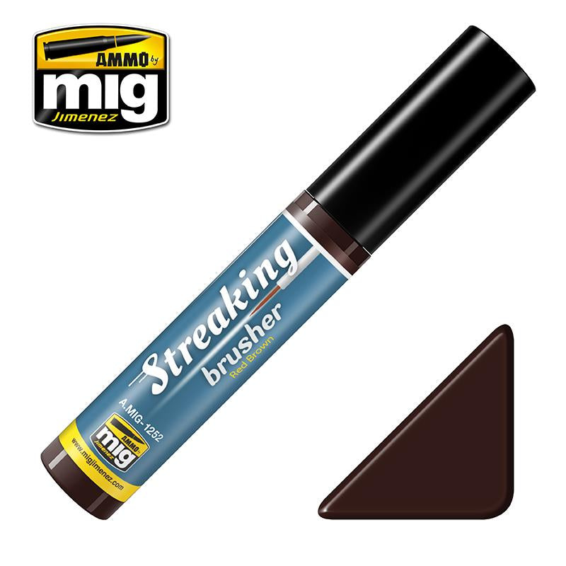 Ammo Red Brown Streakingbrusher 10ml