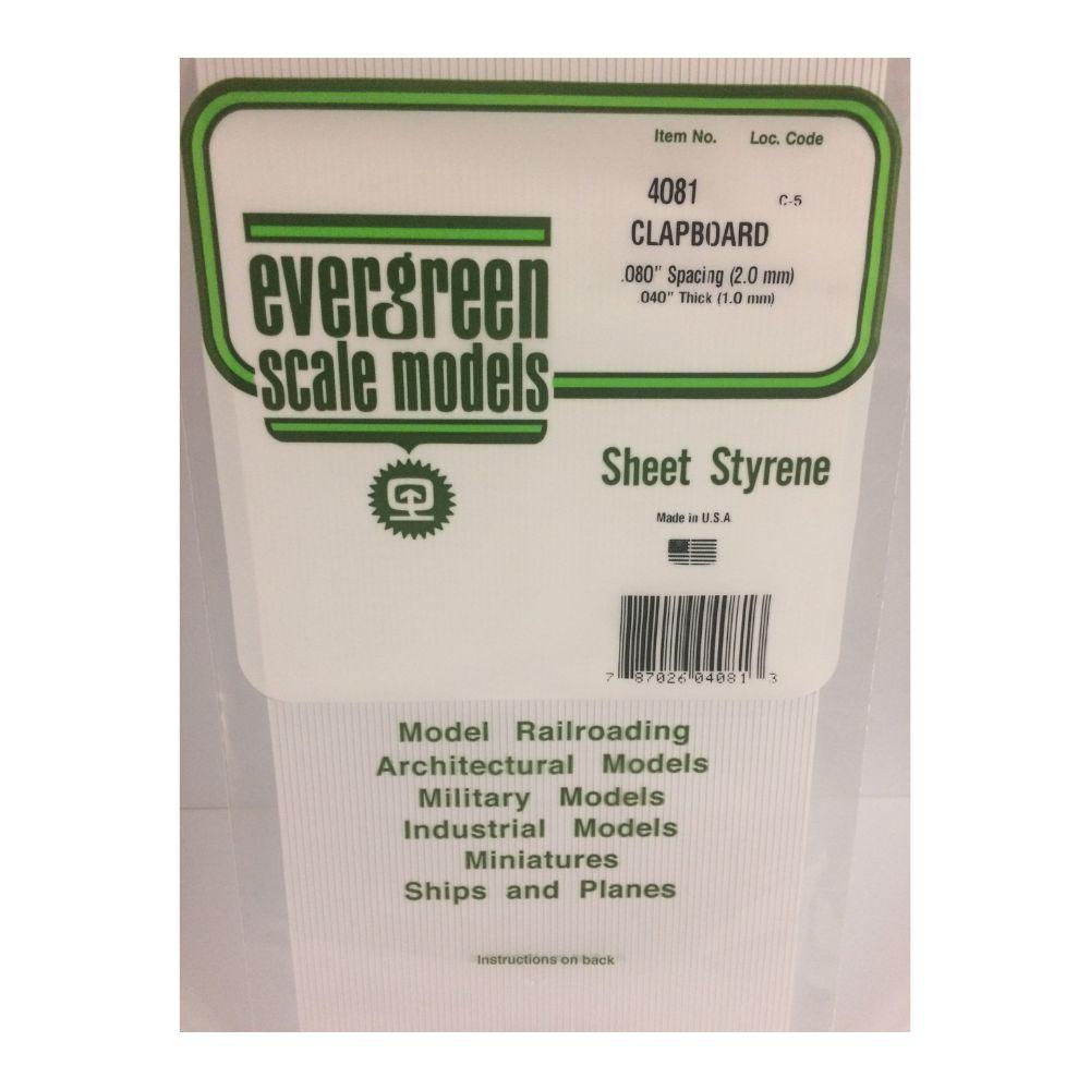 Evergreen Styr Clapboard Siding.080 Sp