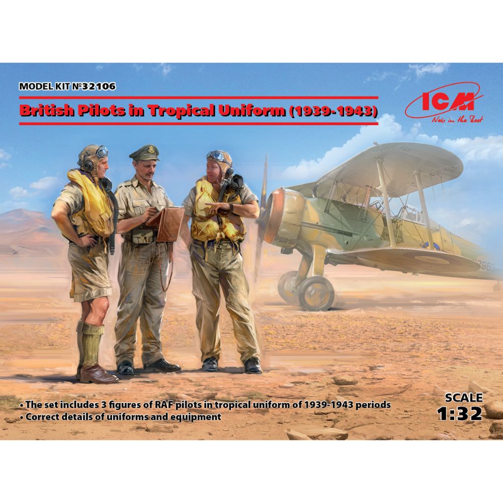 ICM 1:32 British Pilots Tropical (1939-43)