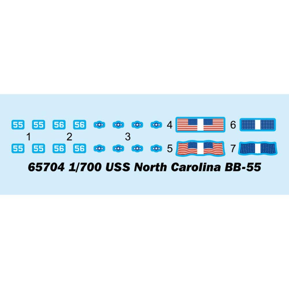 I Love Kit 1:700 Top Grade North Carolina BB-55