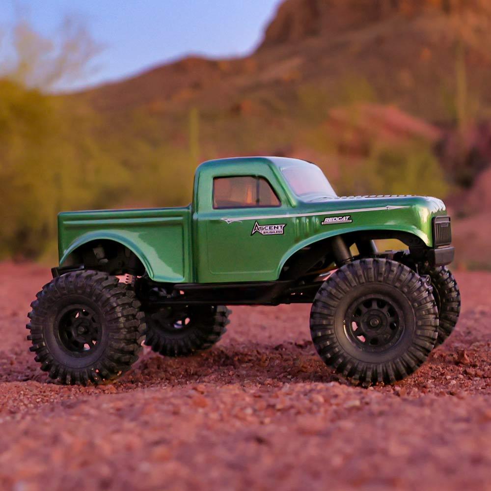 Redcat 1:18 EP Ascent Rock Crawler Brushless High Steer-Green