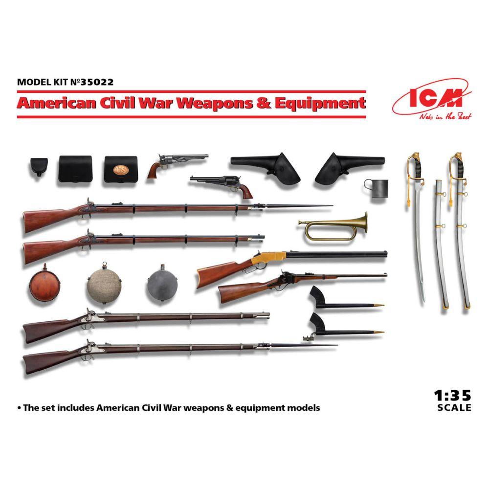 ICM 1:35 US Civil War Weapons & Equipment