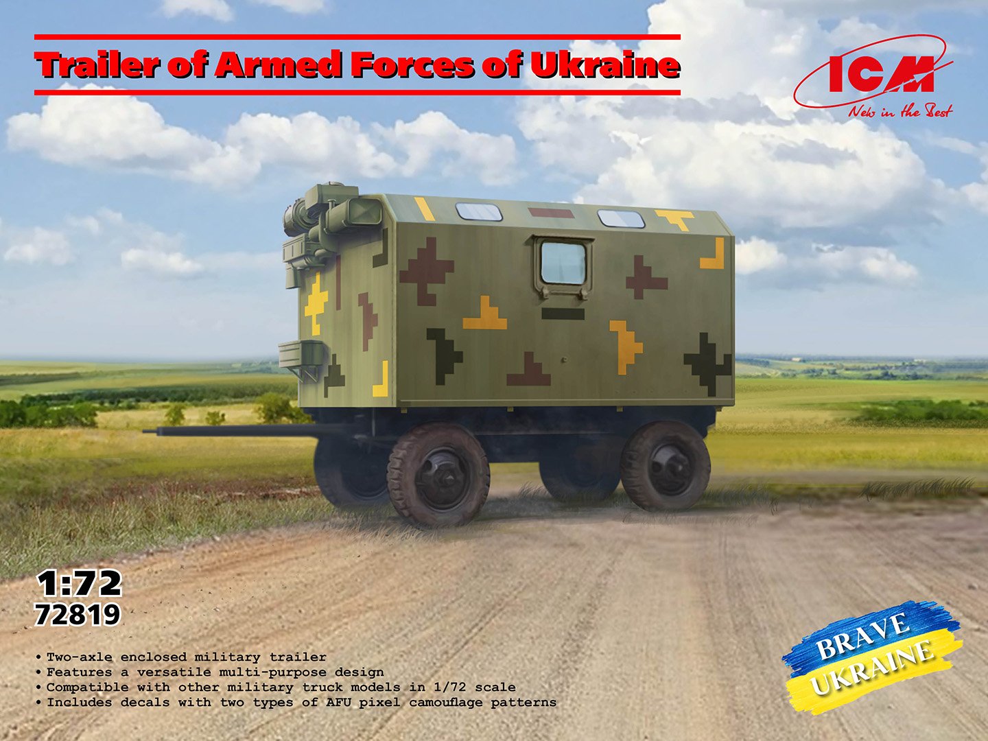 ICM 1:72 Trailer of Armed Forces of Ukraine
