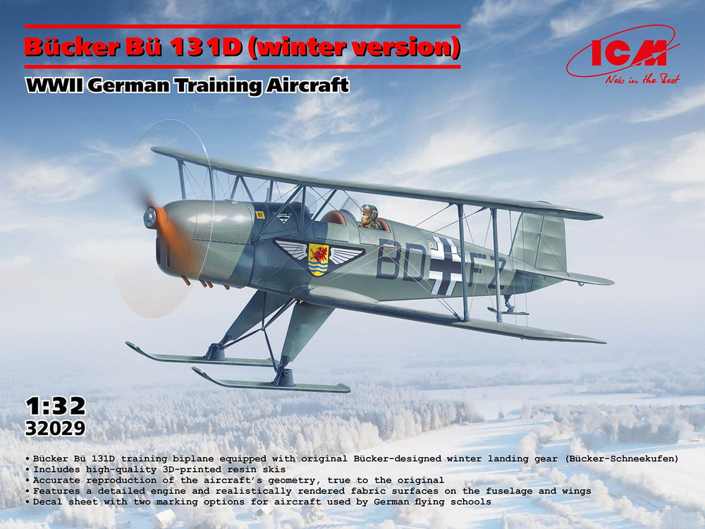ICM 1:32 Bucker Bu 131D Winter Version