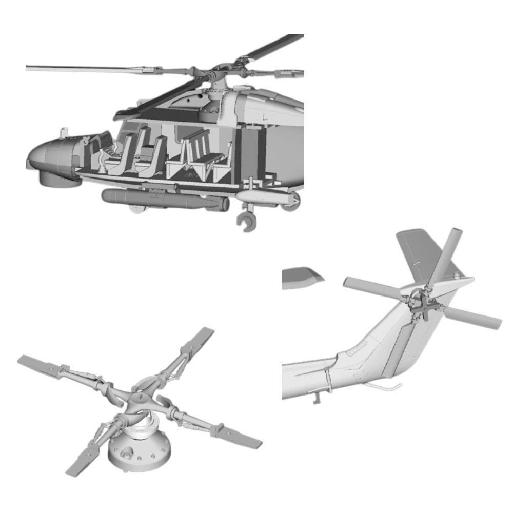 Hobbyboss 1:72 Westland Lynx MK.90 Helicopter