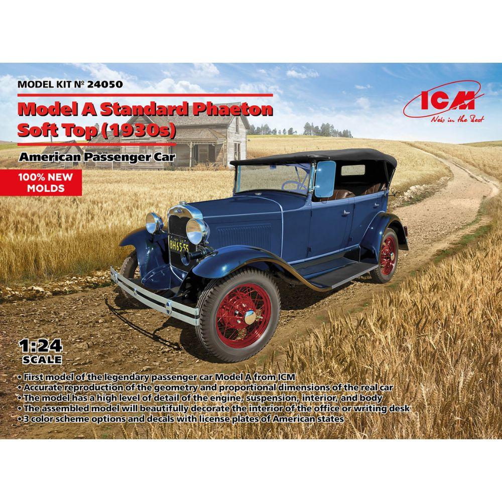 ICM 1:24 Model A Standard Phaeton Soft Top