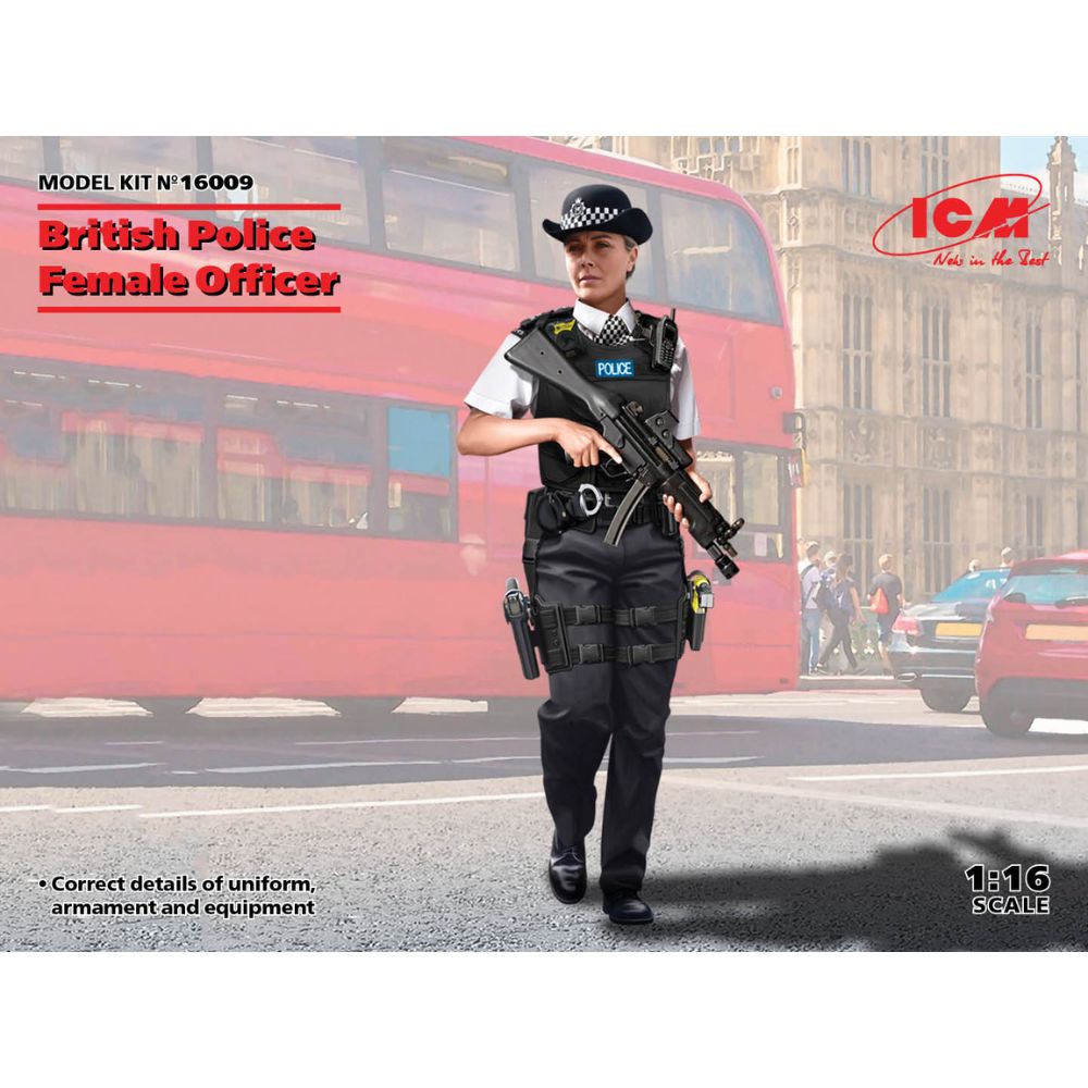 ICM 1:16 British Police Female Officer