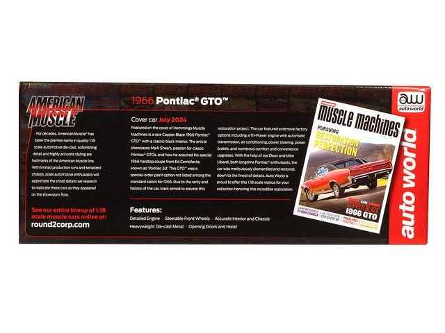 Autoworld 1:18 1966 Pontiac GTO (Hemmings Muscle Machines)