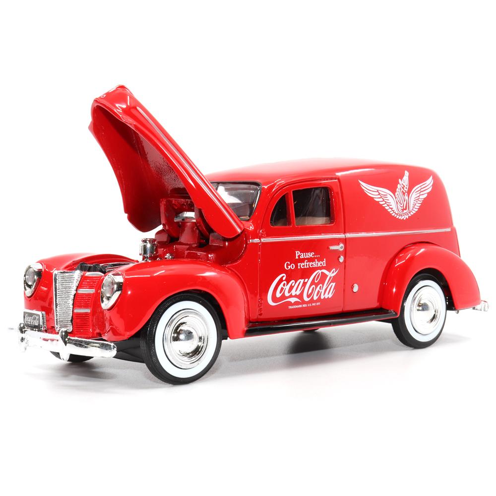 Motorcity Classic 1:24 1940 Coca Cola Ford Delivery Van w/ Cooler