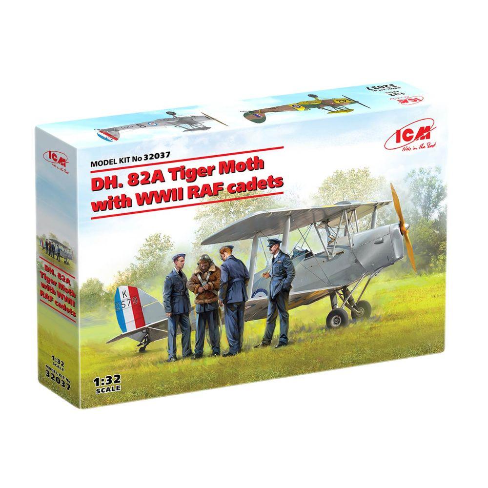 ICM 1:32 DH 82A Tiger Moth w/Cadets