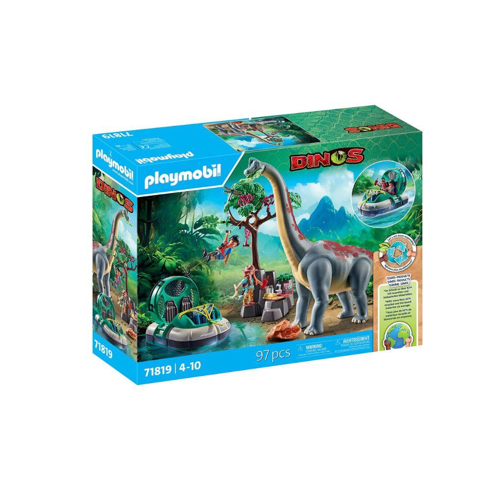 Playmobil - Brachiosaurus with Hovercraft