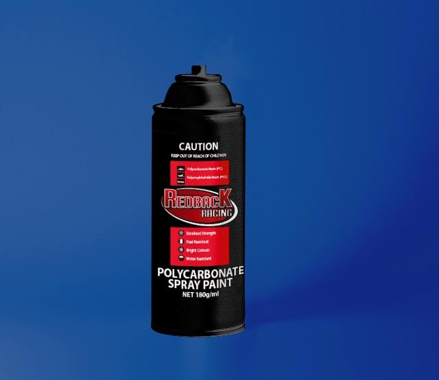 PAINT, P.CARB,BLUE, 180ML SPRY