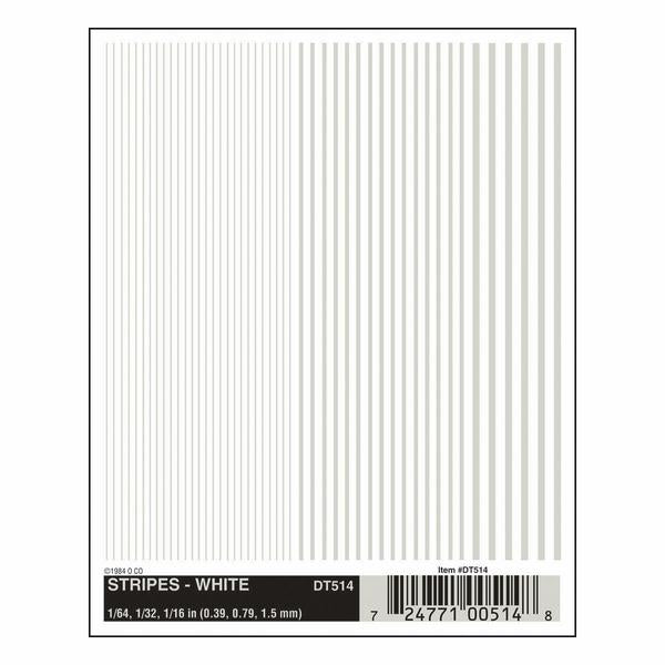 Woodland Scenics Stripes - White