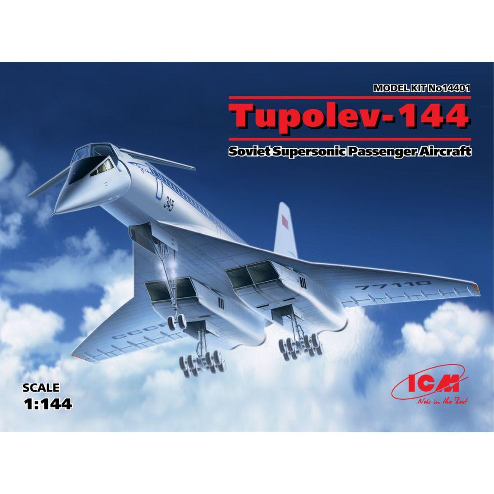ICM 1:144 Tupolev-144 Svt. Psngr Aircraft