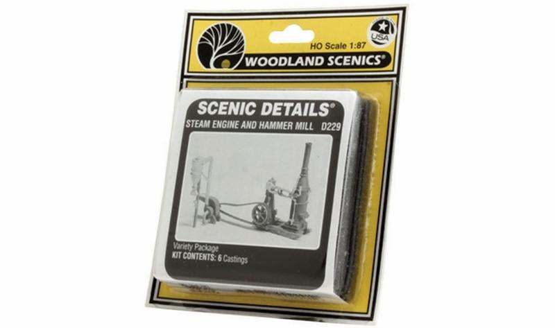 Woodland Scenics Steam Engine & Hammer Mill Sd *