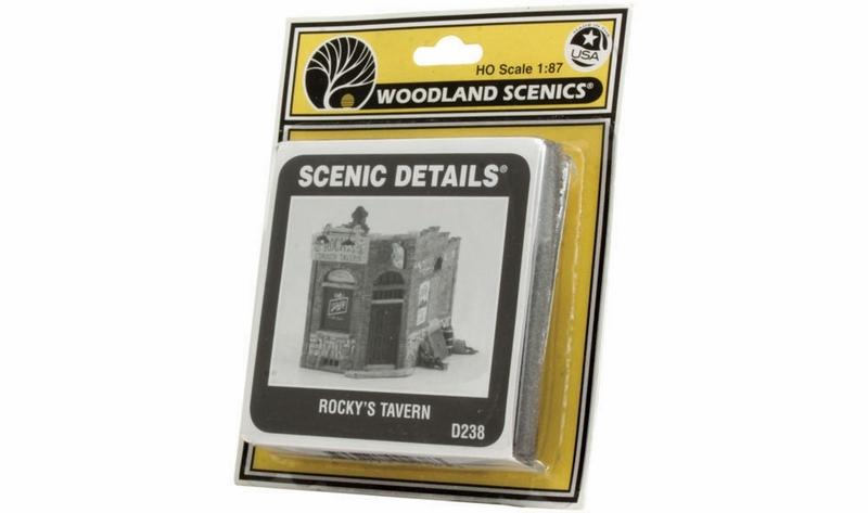 Woodland Scenics Rocky's Tavern Sc Details