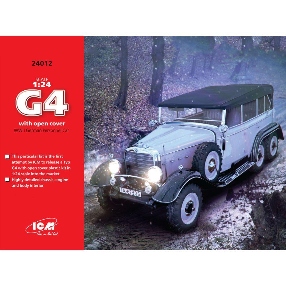 ICM 1:24 Typ G4Soft Top Ger. Personnel Car