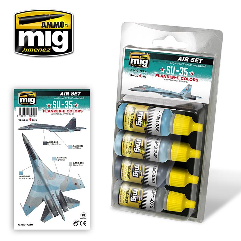Ammo Su-35 Flanker-E Colour Set