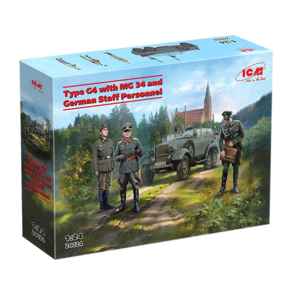 ICM 1:24 Type G4 with MG 34 and German Staff