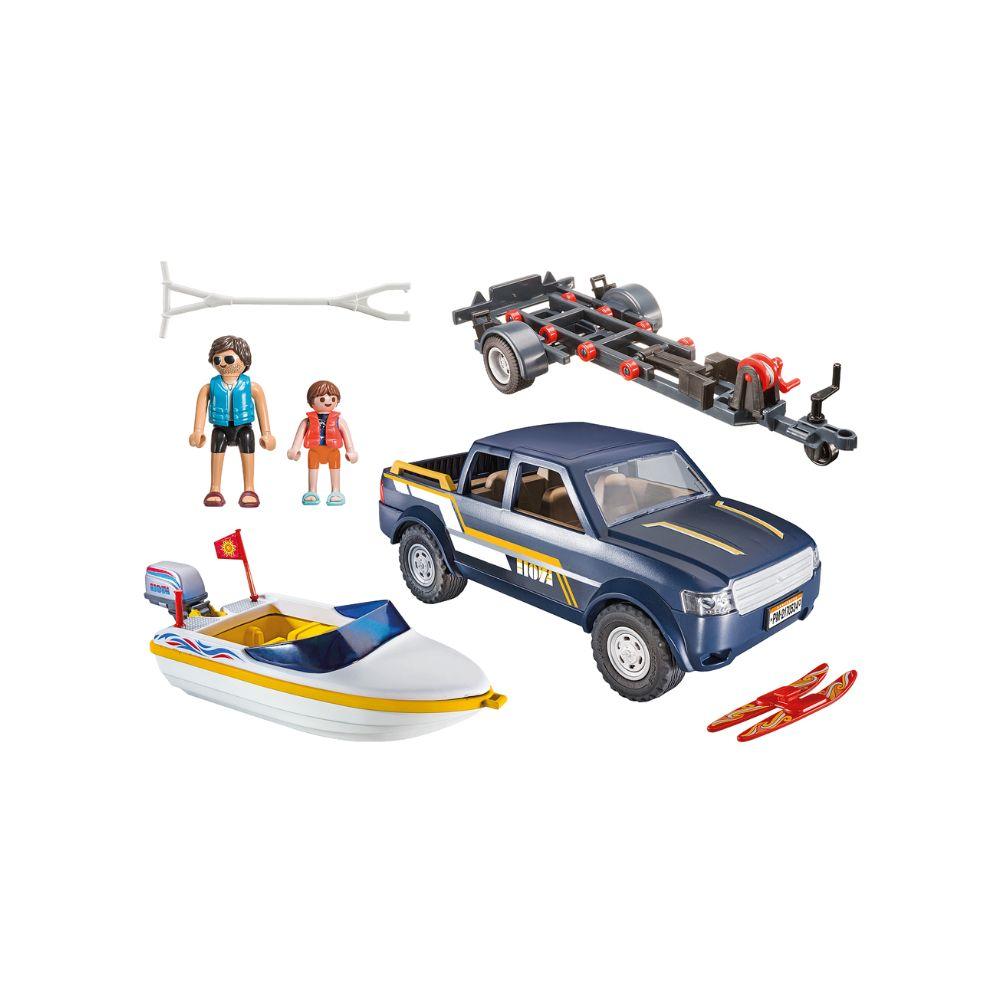 Playmobil Pick-Up with Speedboat — HTDirect