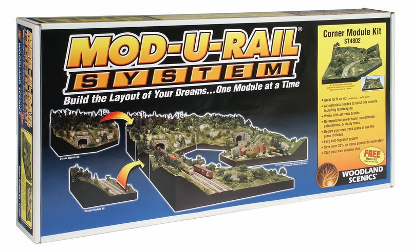 Woodland Scenics Mod-U-Rail Corner Module