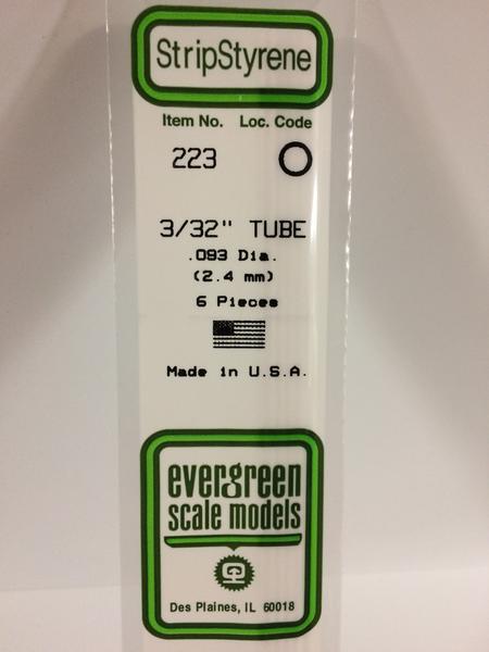 Evergreen Styr Tube 3/32(.093) (30)