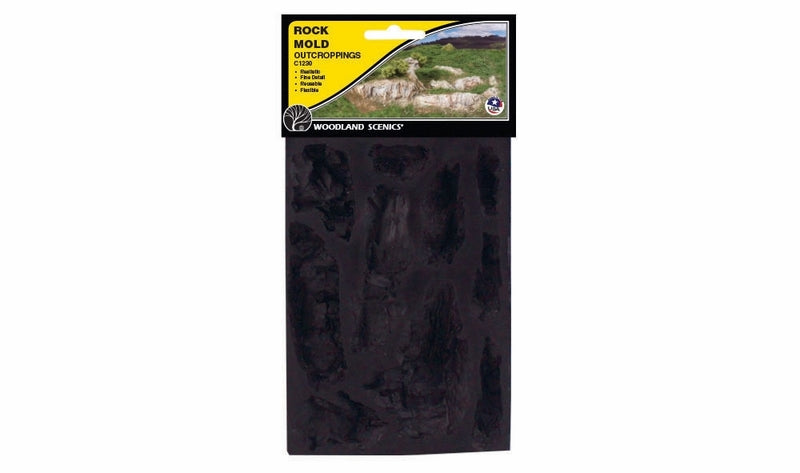 Woodland Scenics Rock Mold-Outcroppings. (5X7)