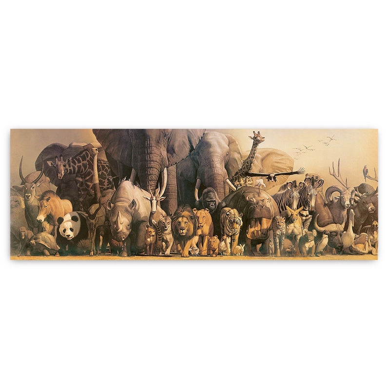 Safari Ltd Poster - Deluxe Wild Animal Panorama  Sa